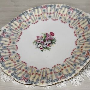 Beautiful Bridal Wedding Gown Bone China Cake Plate